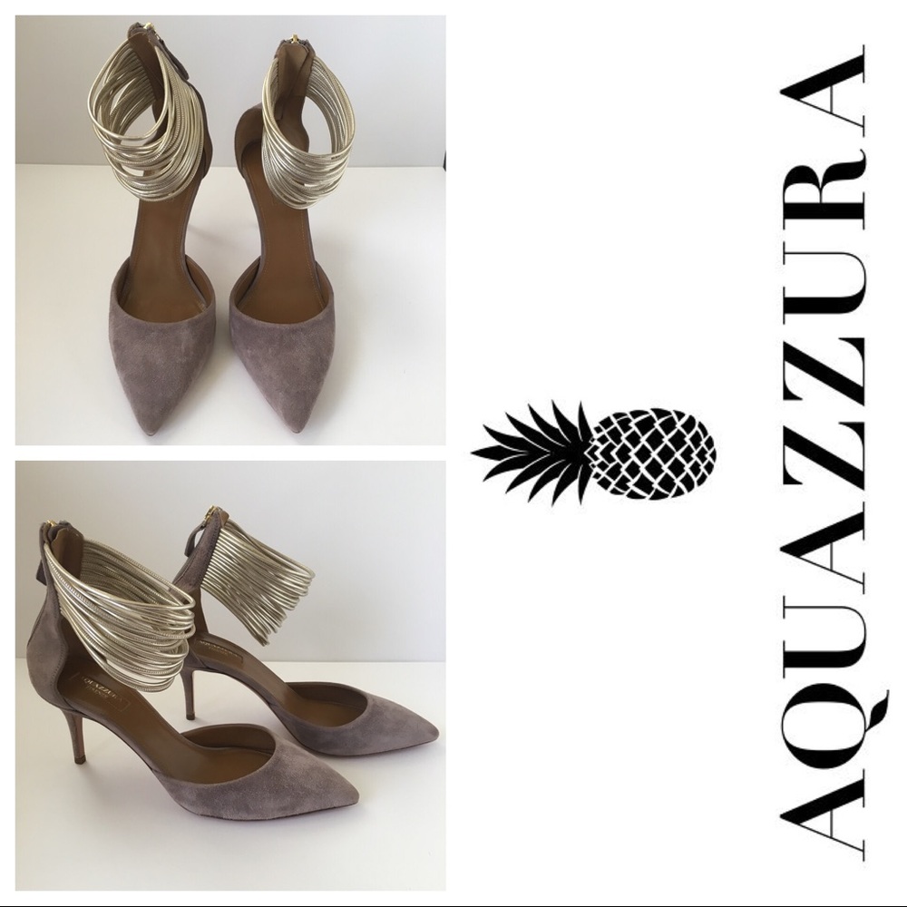 Final ⬇️ Aquazzura Hello Lover Heels  8 38.5 NWT